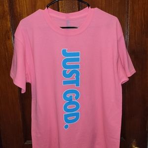 EUC God Is Dope Pink T-Shirt